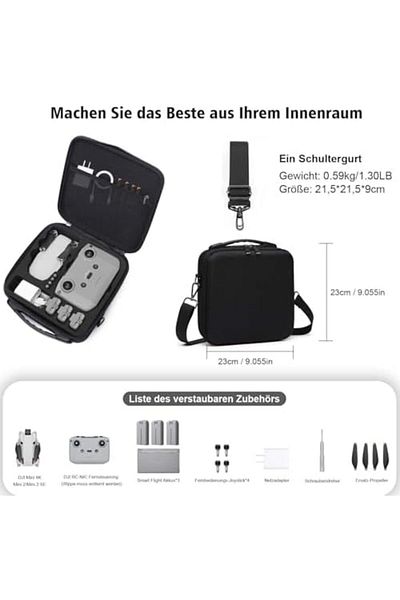 DJI UNOSEKS Mini 4k Bag, Carrying Case for DJI Mini 4k /DJI Mini 2 SE Accessory Pouch