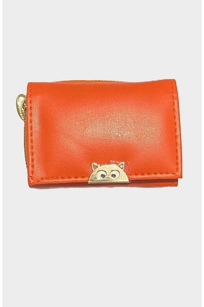 Raneel Kazançlı Alışveriş Multi-Eye Zipper Wallet Orange