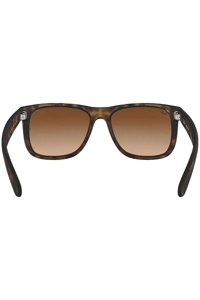 Ray-Ban Ray-Ban Justin RB4165 865/T5 – Polarized Sunglasses, Havana Matte, Brown Gradient Lenses