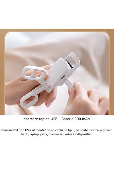 Smart Vibe Ondulator Electric pentru Gene FawnEYE™ S100 cu Functie de Incalzire, Aspect Natural 24h, Pink