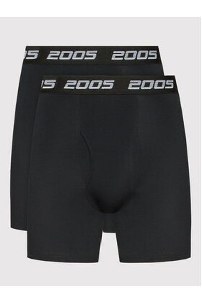 2005 Men's Set of 2 pairs of BOXERS boxers Black