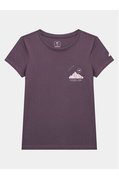 4F Tricou pentru fete 4FJSS23TTSHF390 violet