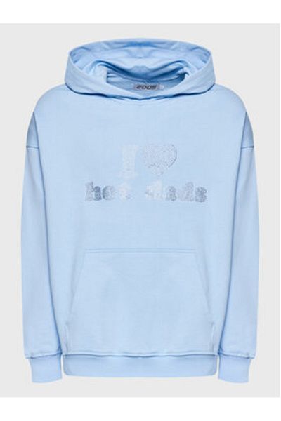 2005 Hanorac unisex HOT DADS albastru deschis