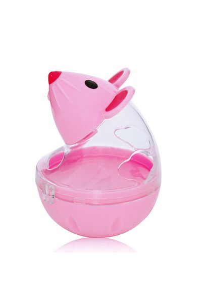 Nonbranded Interactive Toy Feeder with Slow Food Release for Cats or Other Pets - Pink
