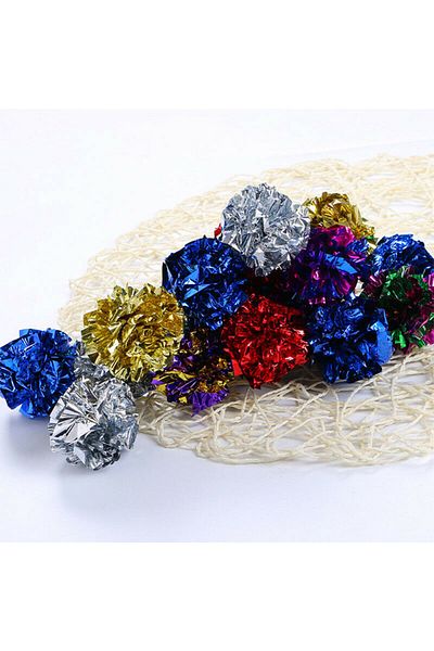 Universal Interactive toy for cats, 48 sparkling balls for any pet