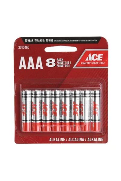 ACE AAA Alkaline Battery Pack (8 Pc.)