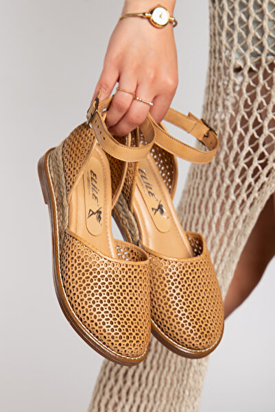 Elile Shoes Hakiki Deri 35 Numaradan 41-42-43-44-44 Numaraya Kadar Delikli Sa...