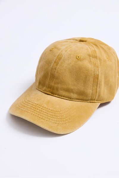 Raneel Kazançlı Alışveriş Vintage Model Washable Flat Hat Mustard