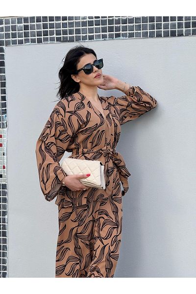 ENDAMIM Viscose Kimono Set