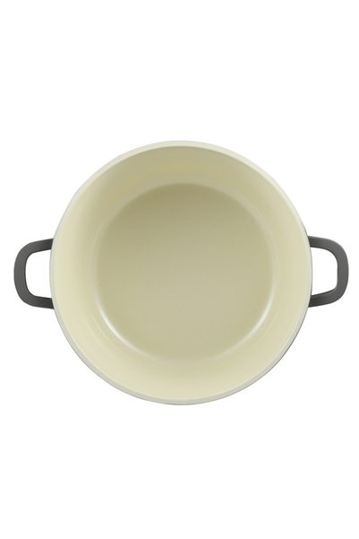 Bergner Caserola din fonta cu capac EXCALIBUR 20 cm gri