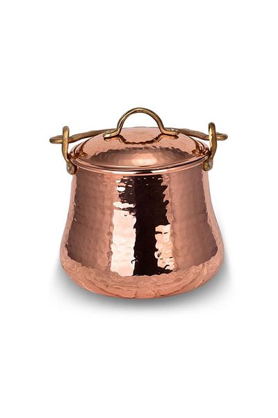 OEM Copper bucket with handle and lid, 3250 ml, CTR59