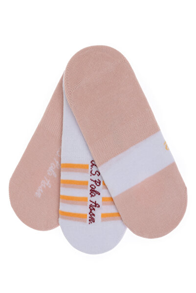 U.S. Polo Assn. Women's 3-Pack Ballerina Socks 50311369-Vr042