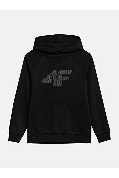 4F Hanorac pentru băieți 4FJWSS24TSWSM0925 Negru