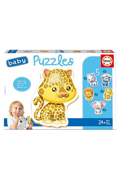 EDUCA Puzzle 24 Months Wild Animals 14197