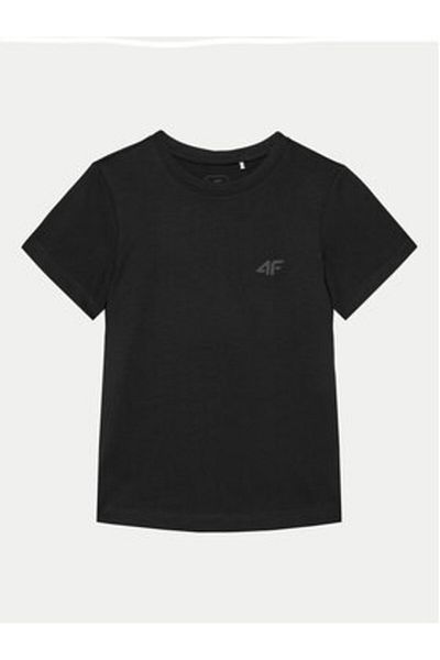 4F Tricou băieți 4FJWMM00TTSHM1626 Negru