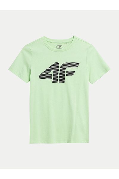 4F Tricou băieți 4FJWSS24TTSHM1115 Verde