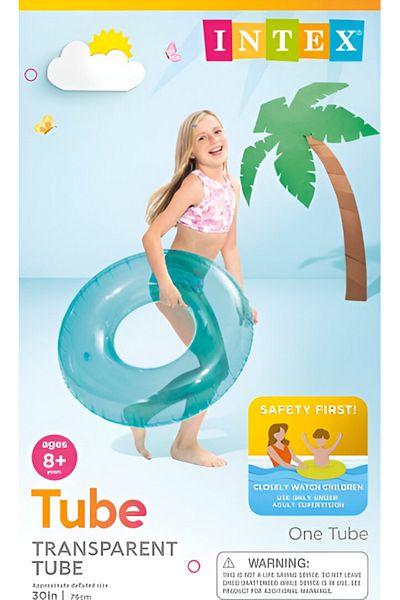 Intex Transparent Inflatable Pool Swim Tubes