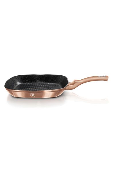 Berlinger Haus Marble surface grill pan 28 cm Rosegold Metallic Line