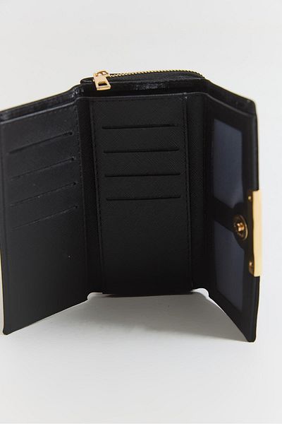 Raneel Kazançlı Alışveriş Zippered Multi-Compartment Women's Wallet Black