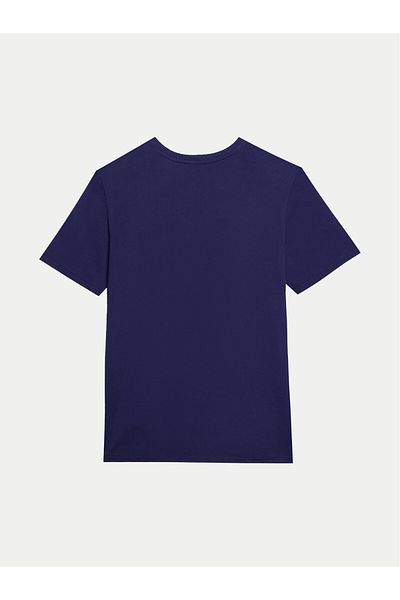 4F Tricou bărbătesc 4FWSS24TTSHM1155 bleumarin