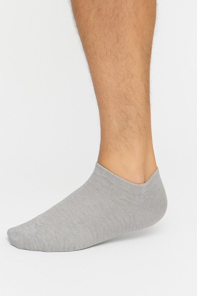 ablukaonline Мъжки чифт чорапи до глезена, памучни, черно-сиви, бели