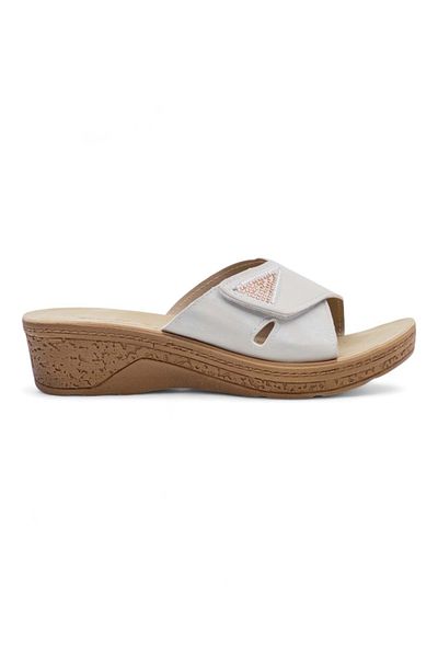 Polaris Polaris 407022.Z5Fx Women's Slippers Silver