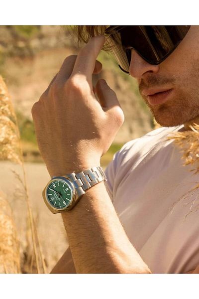 Donoval Donoval Watch, Green, Automatic Perpetual DL0002