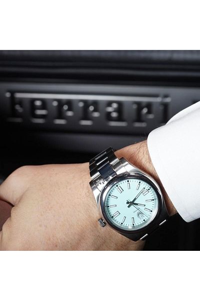 Donoval Ceas Donoval, Light Turquoise, Automatic Perpetual DL0001