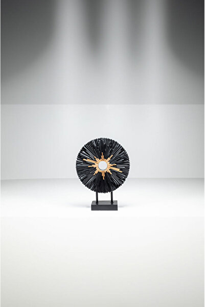 MOBETTO Altın Detaylı Dekoratif Obje Masa Üstü Aksesuar Salon Ev Ofis Dekoras...