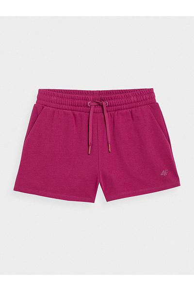 4F Pantaloni scurți sport pentru femei 4FSS23TSHOF175 roz
