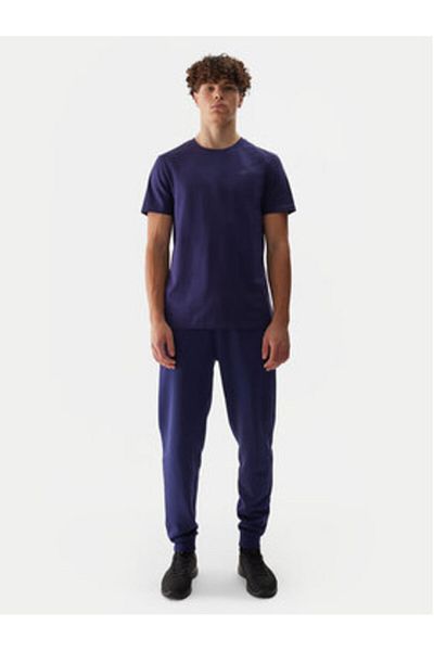4F Pantaloni de trening pentru bărbați 4FWSS24TTROM603 bleumarin
