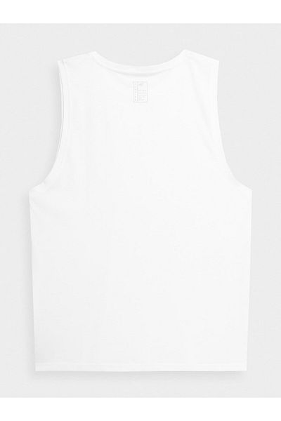 4F Men's Tank top 4FSS23TTSHM368 White
