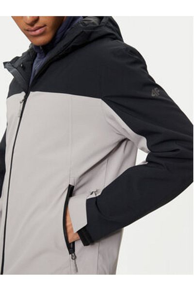 4F Men's Ski Jacket 4FWAW24TTJAM579 Gray