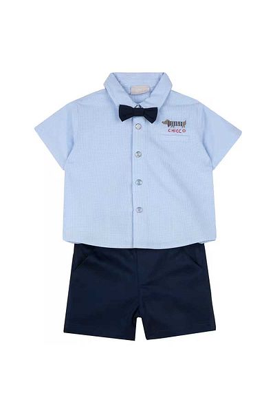 Chicco Karohmd Hemd Baby Short Set