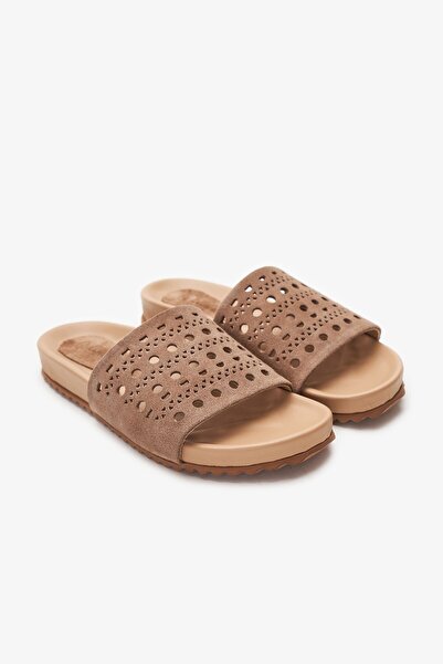 Louis Cardy Benna Sigaro Genuine Leather Women's Slippers