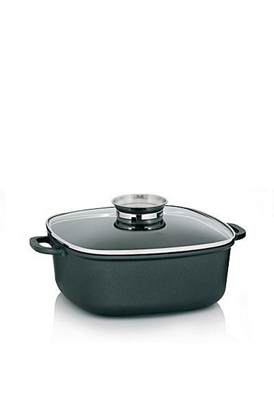 Kela 28 cm KERROS square aroma tray with lid