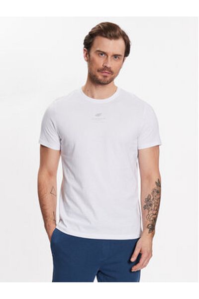 4F Men's T-Shirt 4FSS23TTSHM363 White