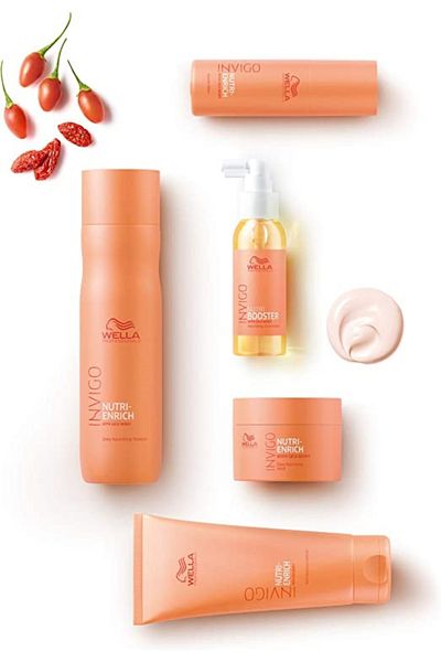 Wella قناع إنفيجو لتقوية الشعر المجعد والمموج وإصلاحه وتكثيفه 150 مل