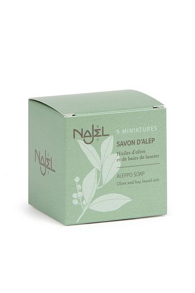 NAJEL Najel Aleppo Soap 12% package 5x20gr, Najel, 100g