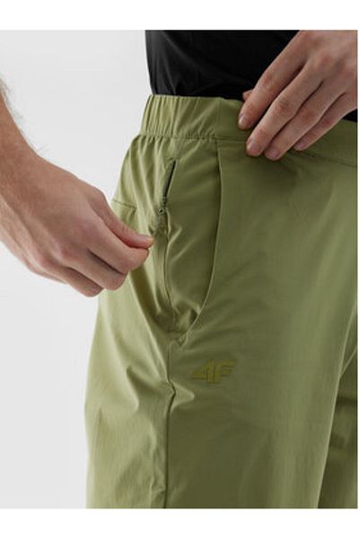 4F Pantaloni scurți din material textil pentru bărbați 4FWSS24TFSHM425 verzi