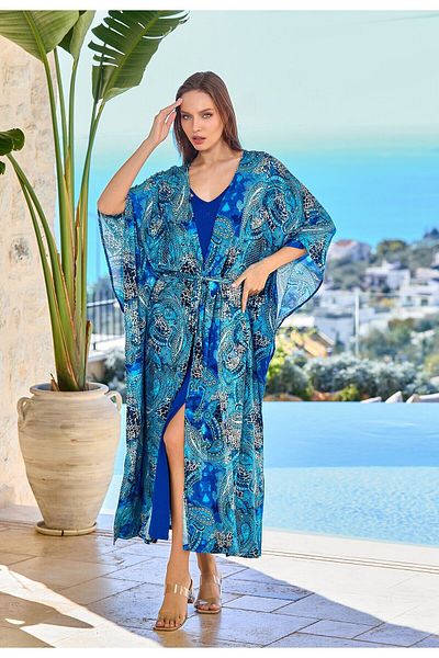 Cossy By Aqua Robă lungă kimono CossybyAqua 25667-1(36-38)