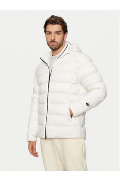 4F Men's Ski Jacket 4FWAW24TTJAM717 White