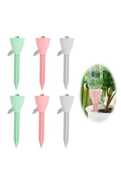 FASBET Set of 6 FASBET plant dispensers, plastic, multicolor, 18.5x5 cm