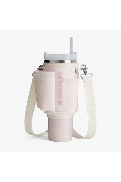 Stanley حقيبة حمل ترمس باللون الوردي للجنسين من Allday Quencher Carryall سعة 1.18 لتر و40 أونصة