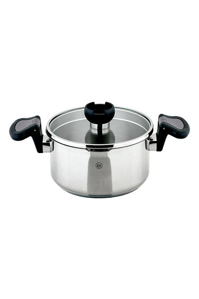 Carl Schmidt Sohn Oala cu sita capac inox Aron 16 cm