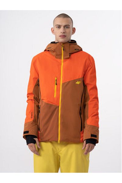 4F Men's Ski Jacket TTJAM286 Brown