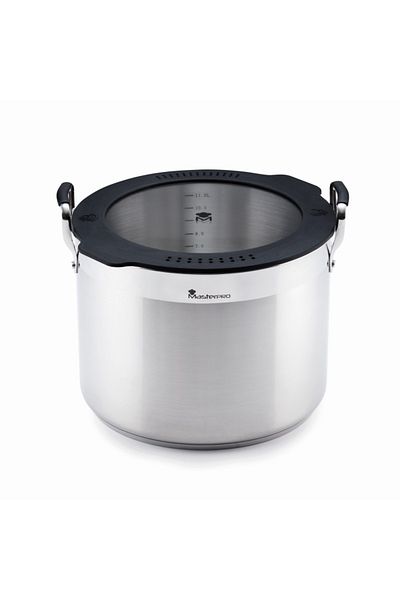 MasterPro Pot with lid SMART 28 cm stainless steel