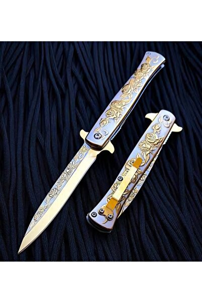 Katmer Gold renk güllü outdoor Kamp 21 cm