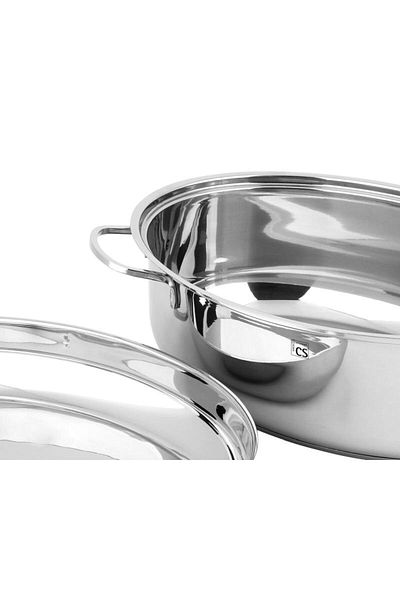 Carl Schmidt Sohn Tava cu capac, inox TRIER 38 cm