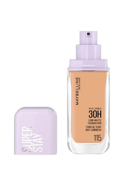 Maybelline New York Super Stay Lumi-Matte Foundation, 30hr Longwear formula 115